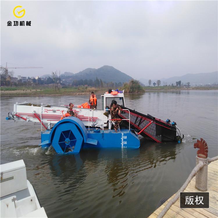 全自动保洁船 河道水下割草船  水葫芦清理船
