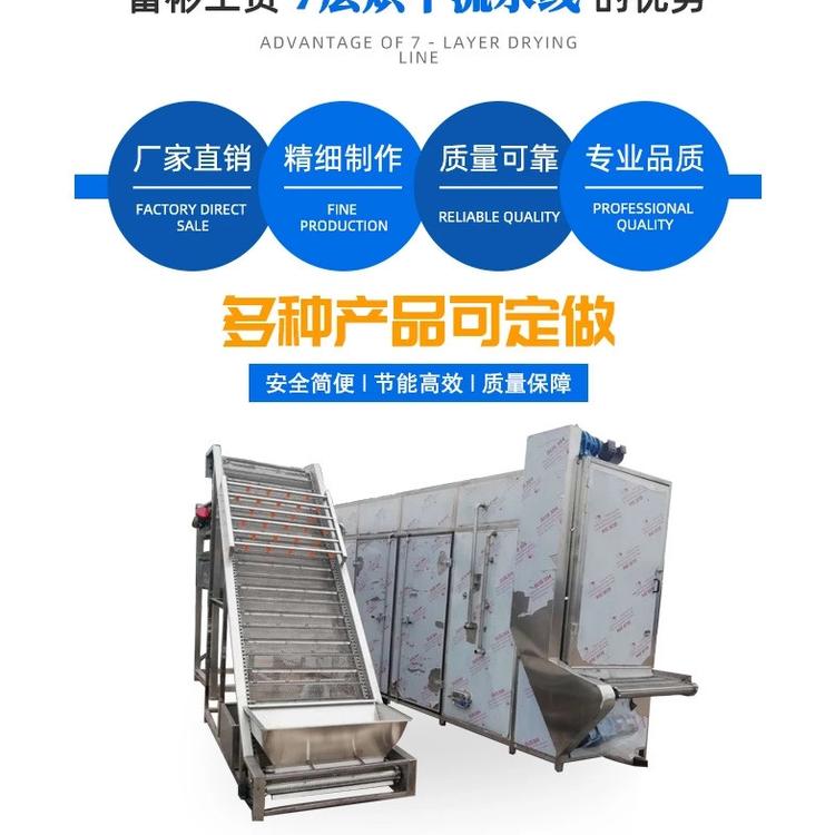 桂圆 椰蓉网带式烘干机 不锈钢网带式烘干机  烘干设备