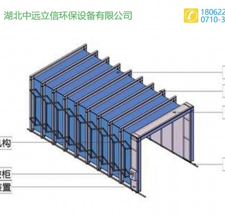 襄阳优质伸缩移动喷漆房_武汉环保废气处理伸缩移动房_宜昌优质环保伸缩移动喷漆房