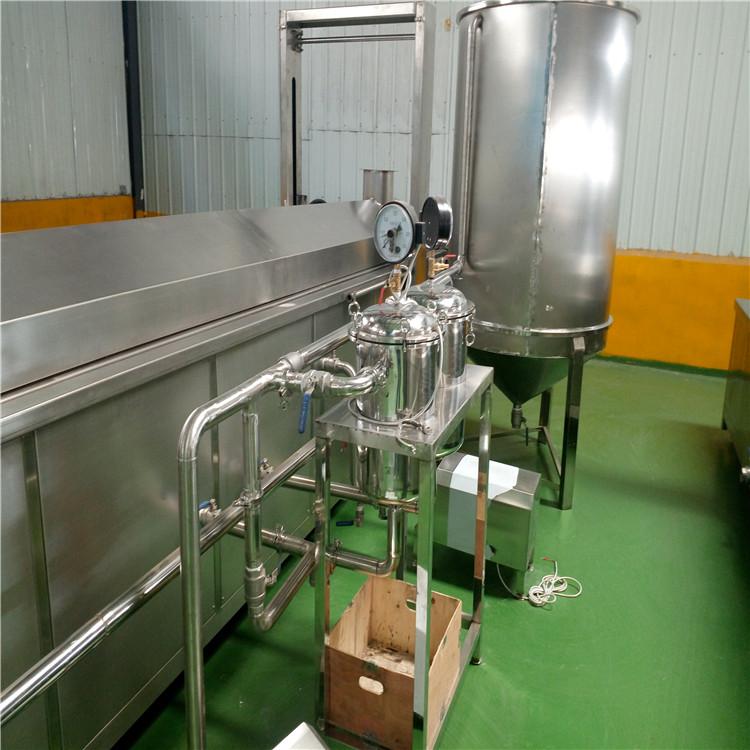定制蚕豆青豆油炸脱油设备 油炸生产流水线 厂家定制油炸设备生产线