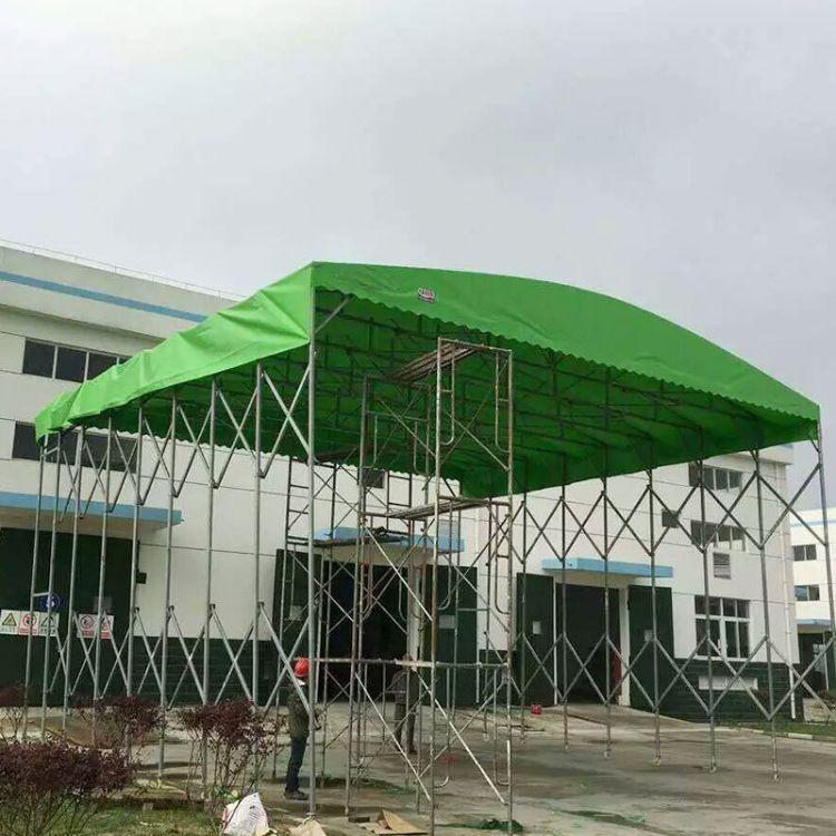 电动遮阳棚 户外大型推拉棚 烧烤遮阳棚 移动推拉篷