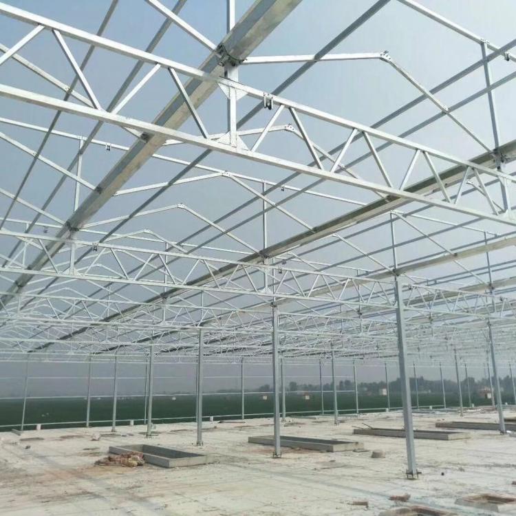 厂家定制日光温室 智能日光温室大棚 镀锌钢管大棚骨架 推荐鋆成兴达