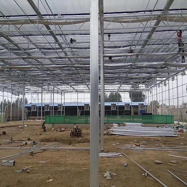 厂家直供温室大棚骨架配件 日光温室工程 推荐鋆成兴达