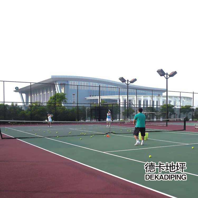 高耐磨球场运动场地坪漆 硅pu球场 弹性球场地坪
