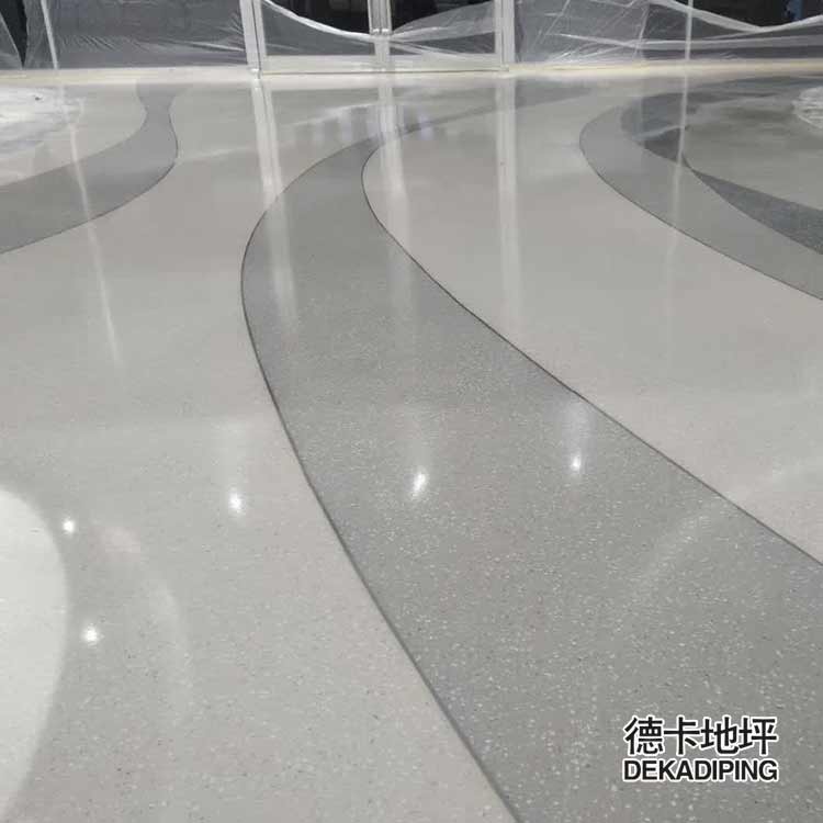 环氧磨石地坪 无机磨石地坪定制 德卡地坪