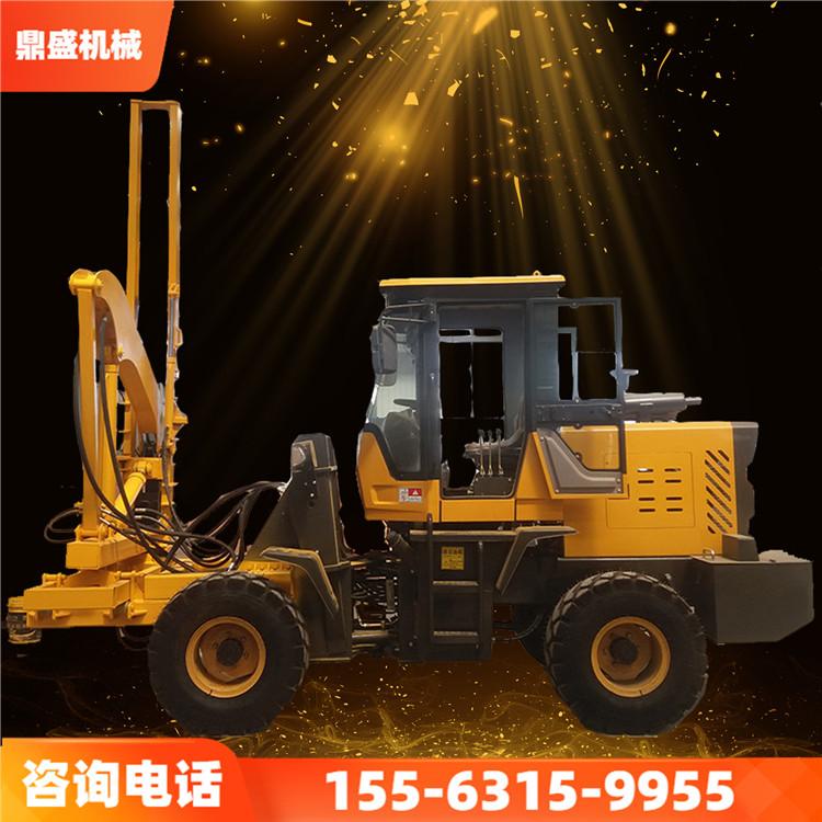 公路地基打桩机 防撞防汛护栏打桩机 汽油波形压桩机 久胜机械