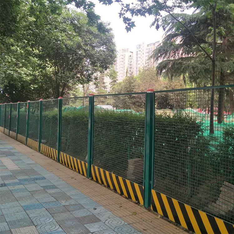 郭杜街道基坑护栏绿色丝网围挡工地施工临时隔离护栏网基坑围网厂家直销