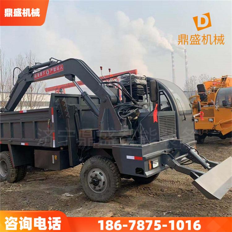 挖土挖沙随车挖 下葬车随车挖 旋转车载式挖掘机 久胜机械