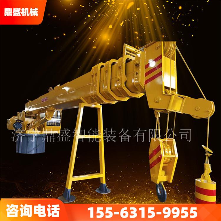 装卸式船吊 折叠臂船用吊机 自制船用吊机 久胜机械