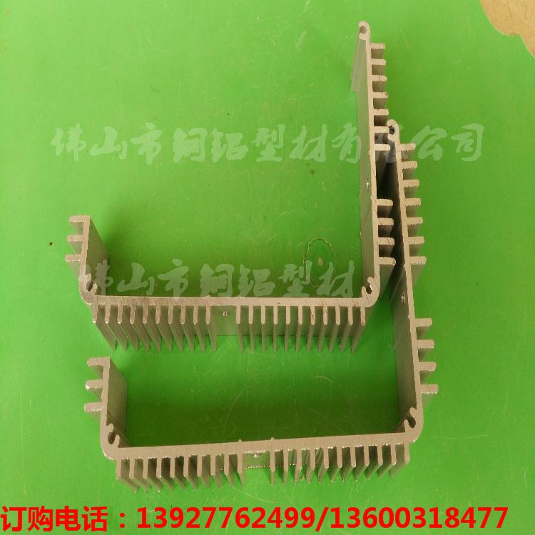 L型梳子散热器铝型材加工定制 异形工业铝型材开模