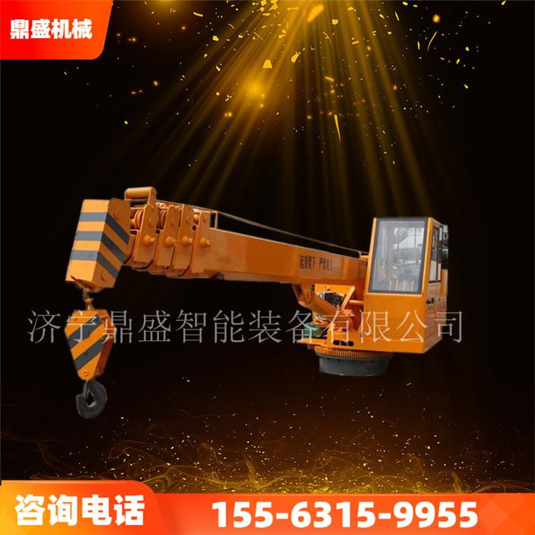 港口码头船吊 渔船货物吊装船吊 伸缩臂吊机船用甲板吊机 久胜机械