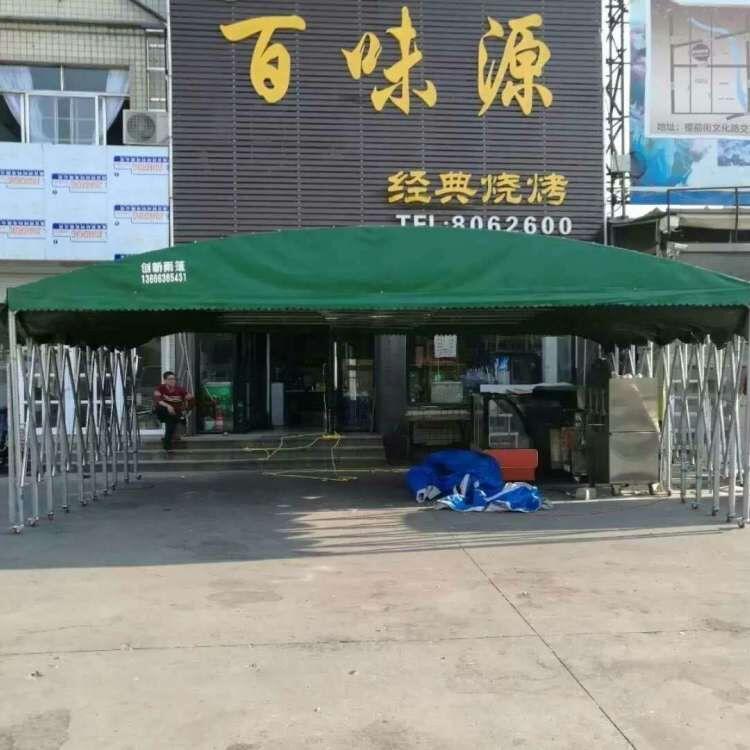 可移动雨棚推拉式雨棚推拉棚 定做雨棚推拉棚厂家