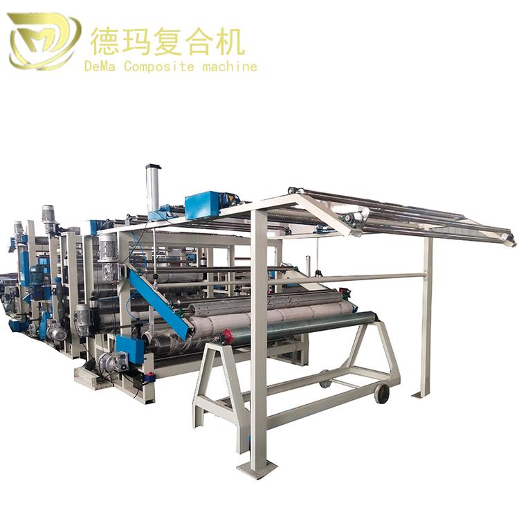 PUE热熔胶复合机无纺布薄膜复合机防护服面料复合设备