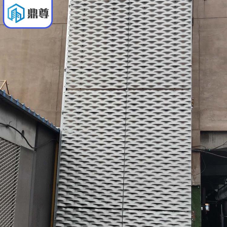 鼎尊铝板幕墙网 天花吊顶金属幕墙网菱形冲孔金属幕墙网