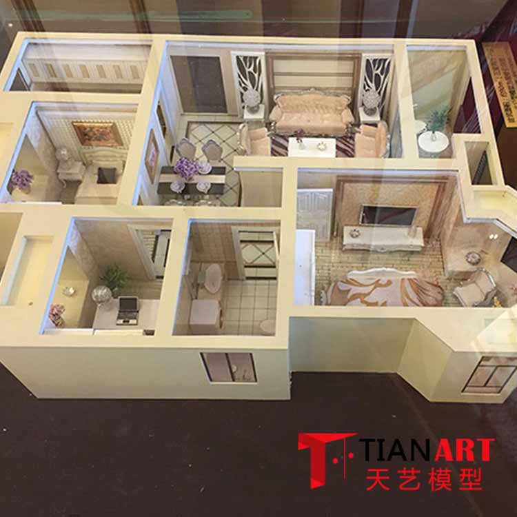 沈阳沙盘模型 别墅模型 别墅四合院建筑模型 户型沙盘模型定制