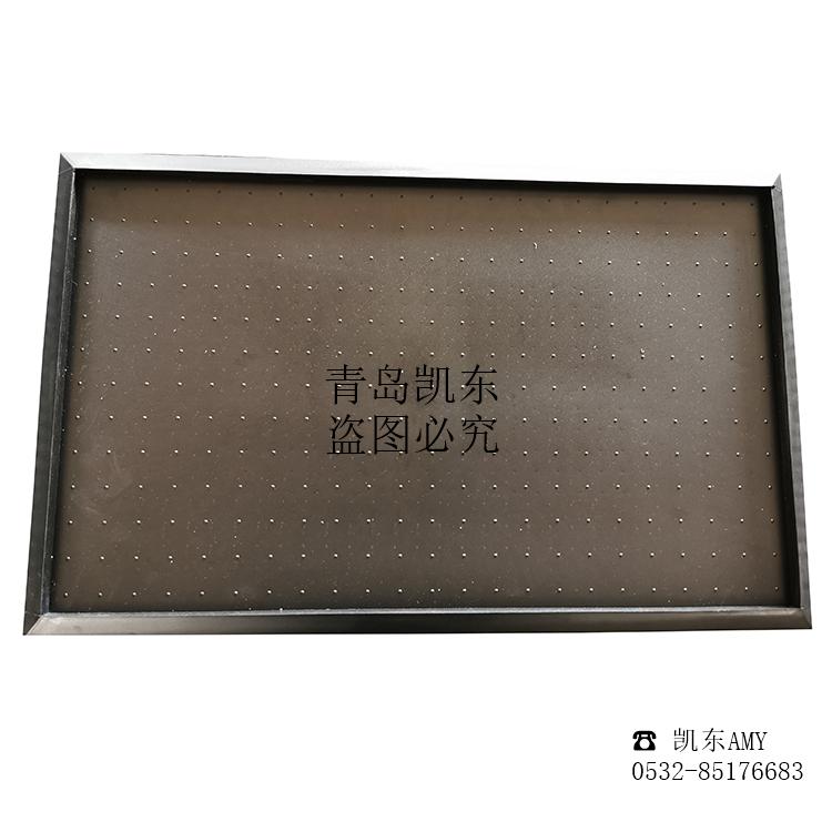 抑菌防疫消毒垫_青岛凯东厂家供货_工厂学校进门擦鞋垫_橡胶耐磨地垫450*750*18mm