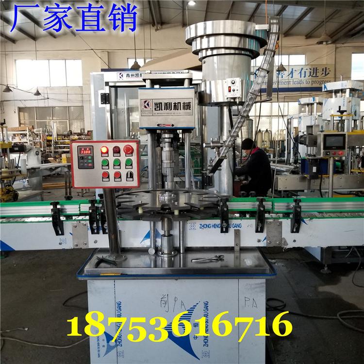 旋盖机 全自动 塑料盖旋盖机 山茶油旋盖机  先压后旋 自动下盖