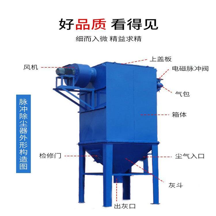 厂家直销工业布袋除尘器 脉冲袋式除尘器 小型高效环保除尘器价格