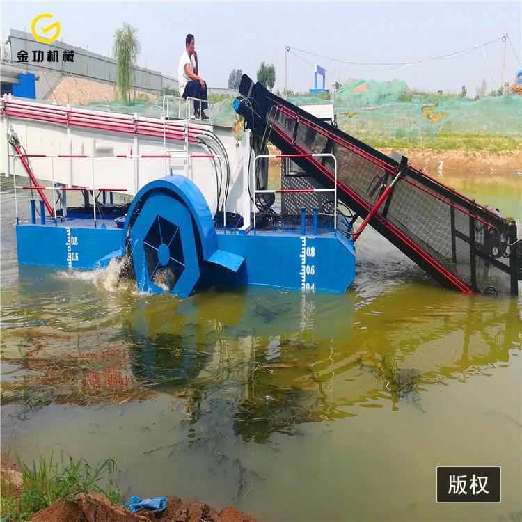 全自动割草船  水库专用保洁船  垃圾打捞船