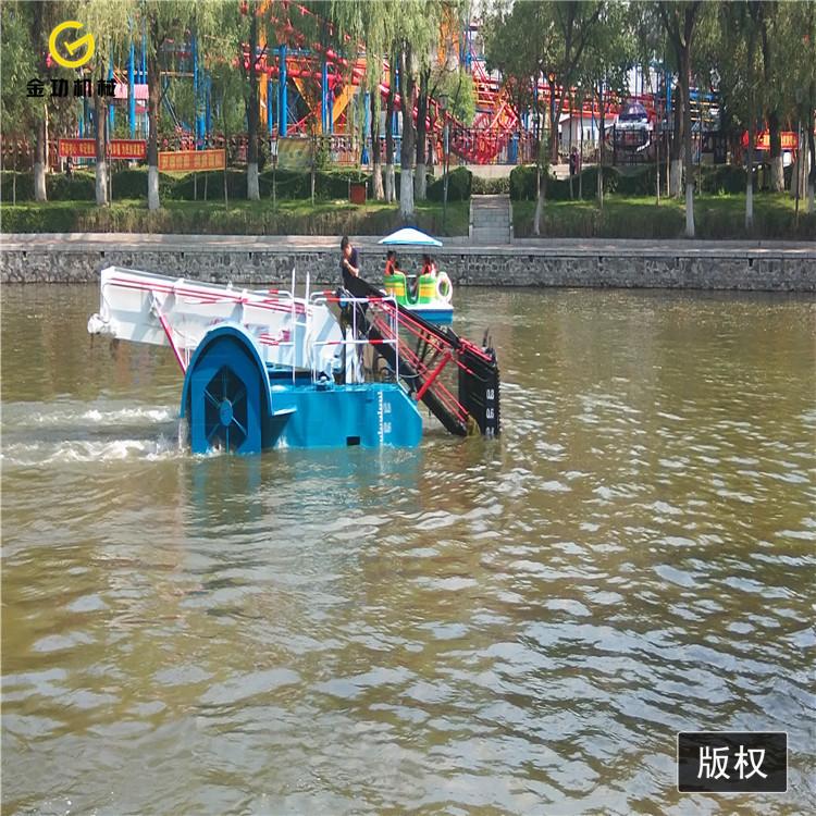 人工湖清污船 河流垃圾打捞船 割草船货源
