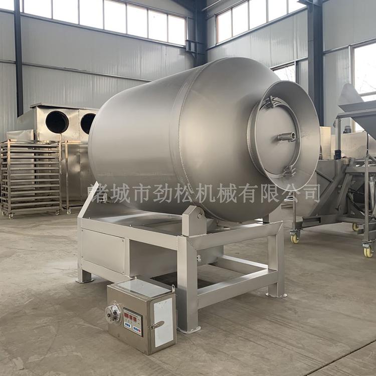 小型不锈钢真空滚揉机拌料机 大型真空滚揉机 滚揉机厂家 牛肉腌制机