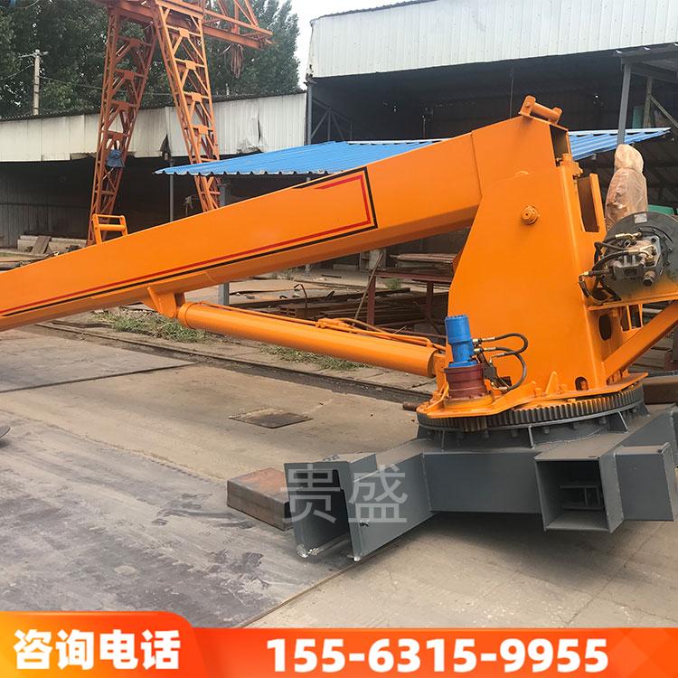 液压船吊 小型船吊 船用吊机 海船吊批发 厂家批发 久胜机械