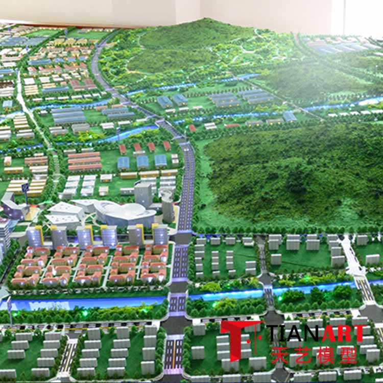 景区沙盘模型 赤峰园区规划沙盘制作 私人定制