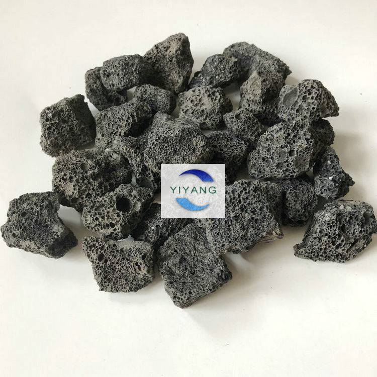 黑色火山岩滤料 多孔滤料 各种信号厂家火山岩滤料