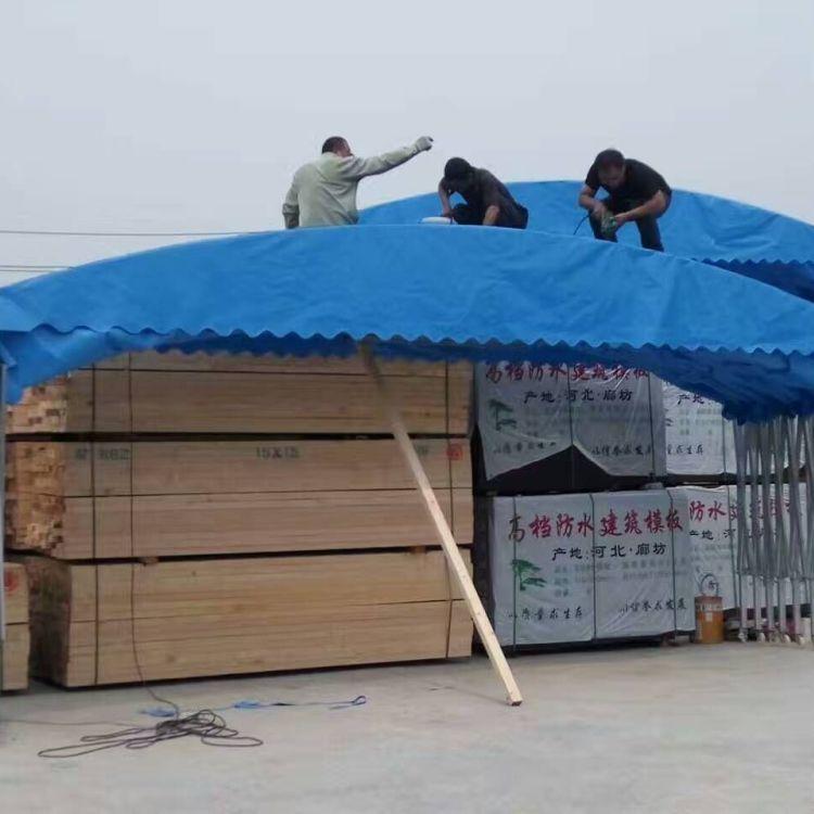 仓储篷推拉棚 推拉蓬厂家 电动推拉雨棚 大型排挡棚