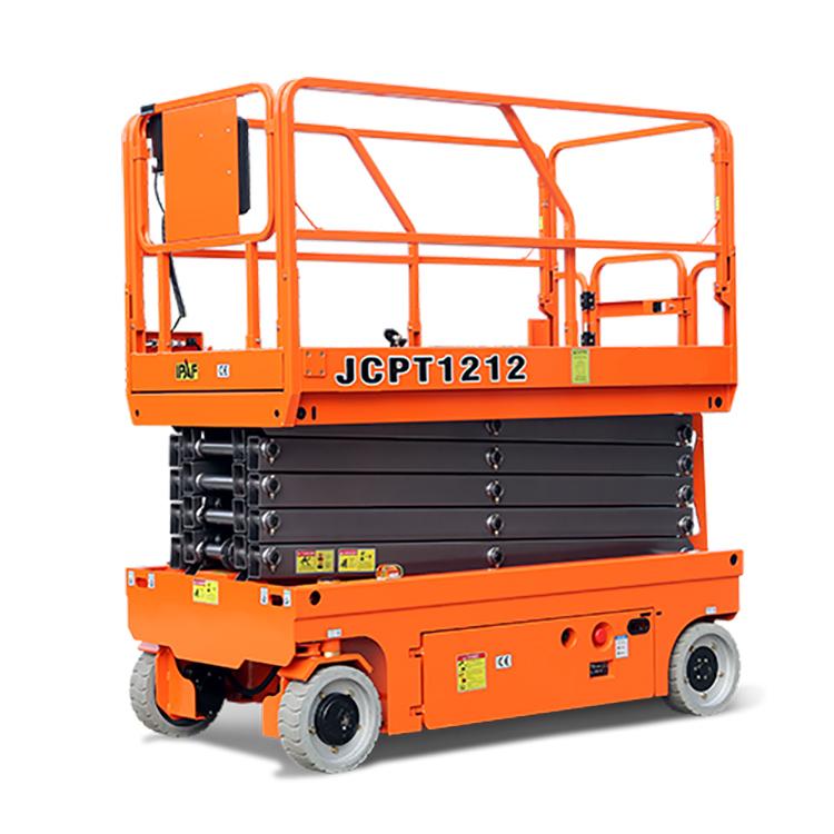 JCPT1212DC/JCPT1012DC 自行走剪叉式高空作业平台（直流电机驱动） 剪刀车租赁