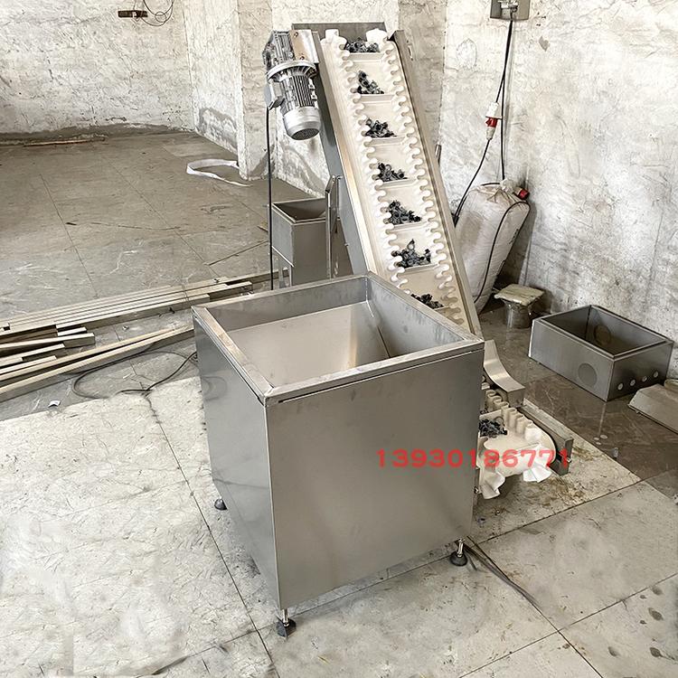 干面条皮带输送机包装打包食品级皮带传送带不锈钢干粉密封运输机