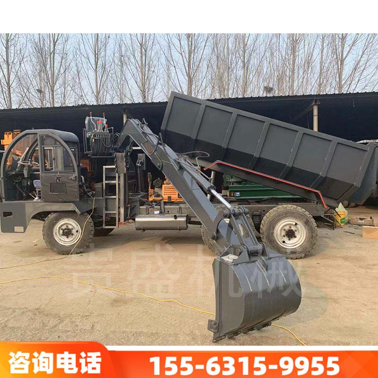 旋转车载式随车挖  车载挖机小钩机随车挖 农用随车挖  久胜机械