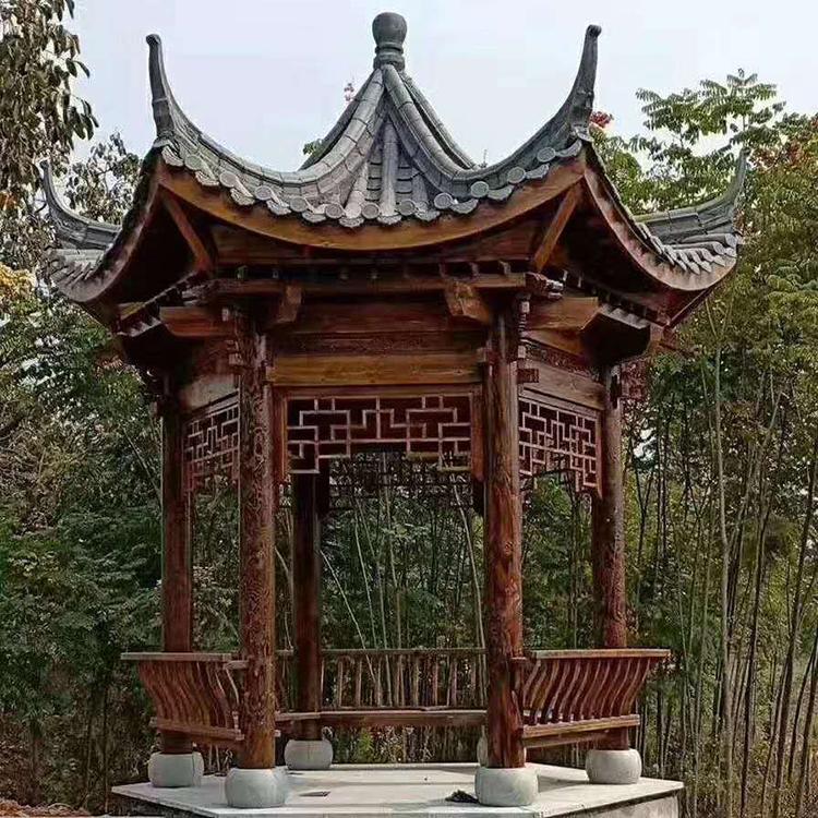 河南防腐木户外凉亭 河南防腐木凉亭 河南户外凉亭 风格别致 休闲大方