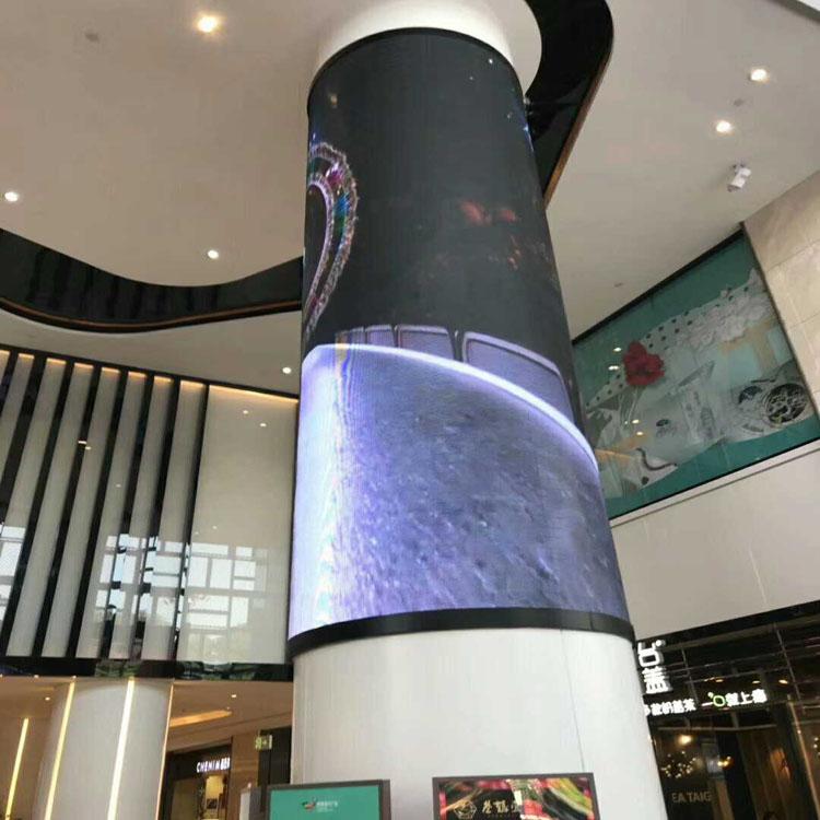 LED圆柱显示屏 上海圆柱异性显示屏 厂家批发定制异形屏