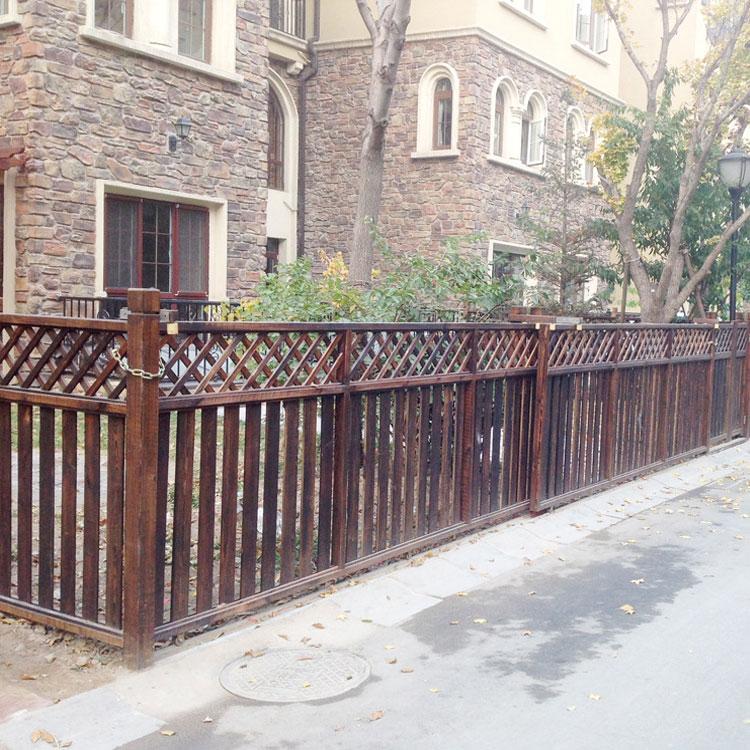 花园防腐木围栏 防腐木围栏价格 材质可选 品质保证
