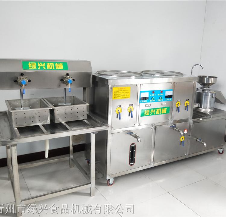 豆腐机生产厂家 青州绿兴现货直销豆腐机 lx-300型豆腐机价格