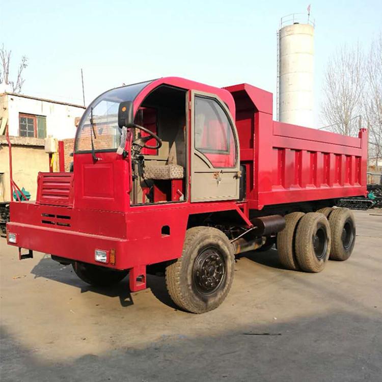 山东济宁履带运输车自卸农用车1.5吨履带运输车单缸履带翻斗爬山车