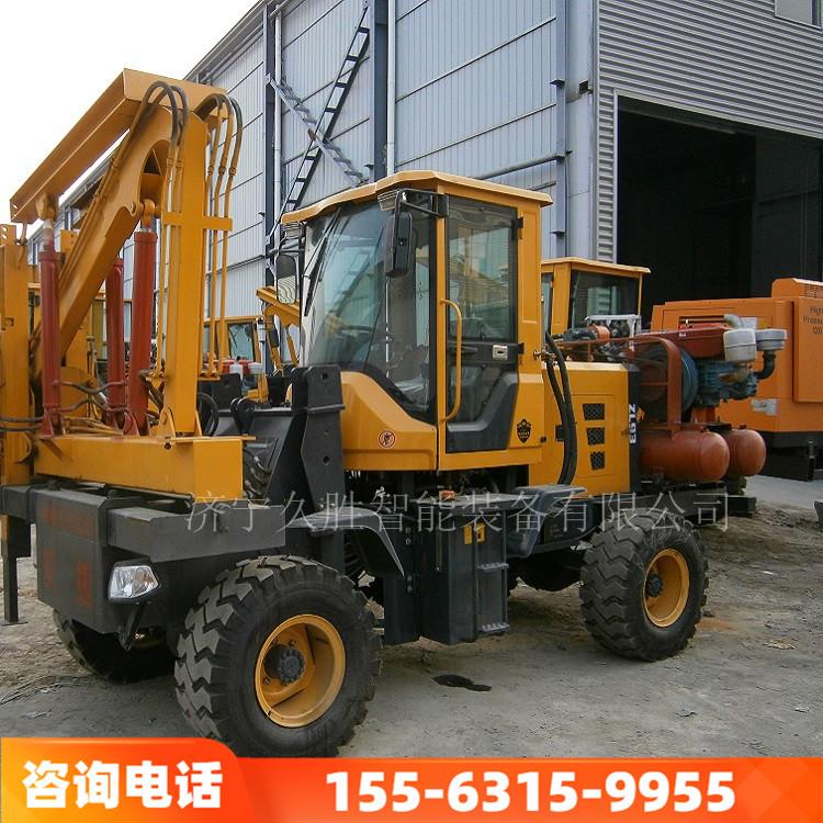 车载式护栏打桩机 全自动护栏打桩机 省时护栏打桩机 久胜机械