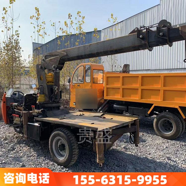 三轮底盘运输平板随车吊 变形金刚三轮车随车吊 小型新款三轮随车吊 久胜机械