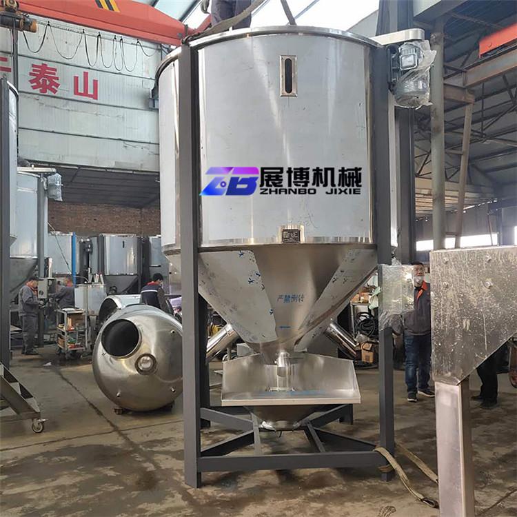 3吨不锈钢立式搅拌机新旧料拌料机大型塑料粒子干燥混料机现货供应