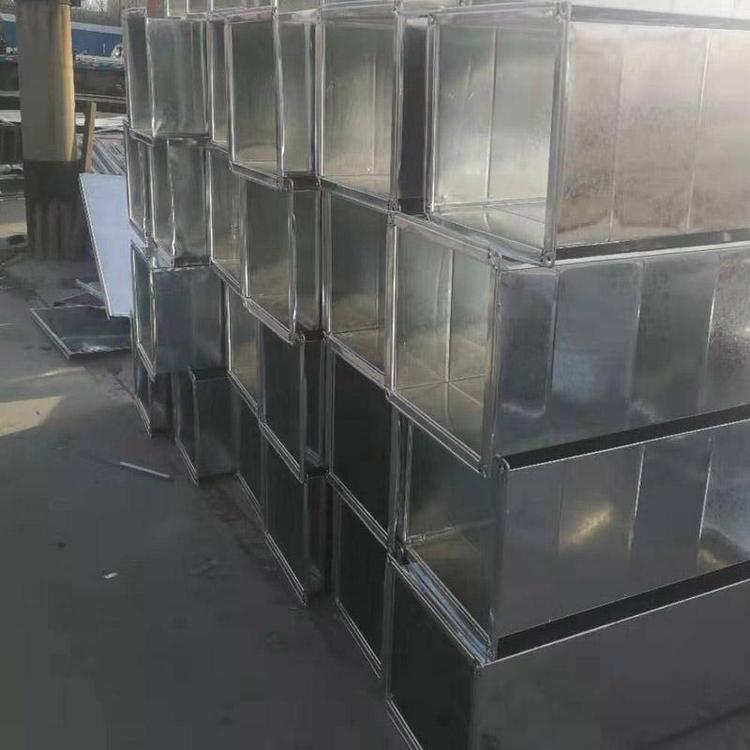占领通风设备管道原材料加工厂 镀锌风管 通风管道 配件