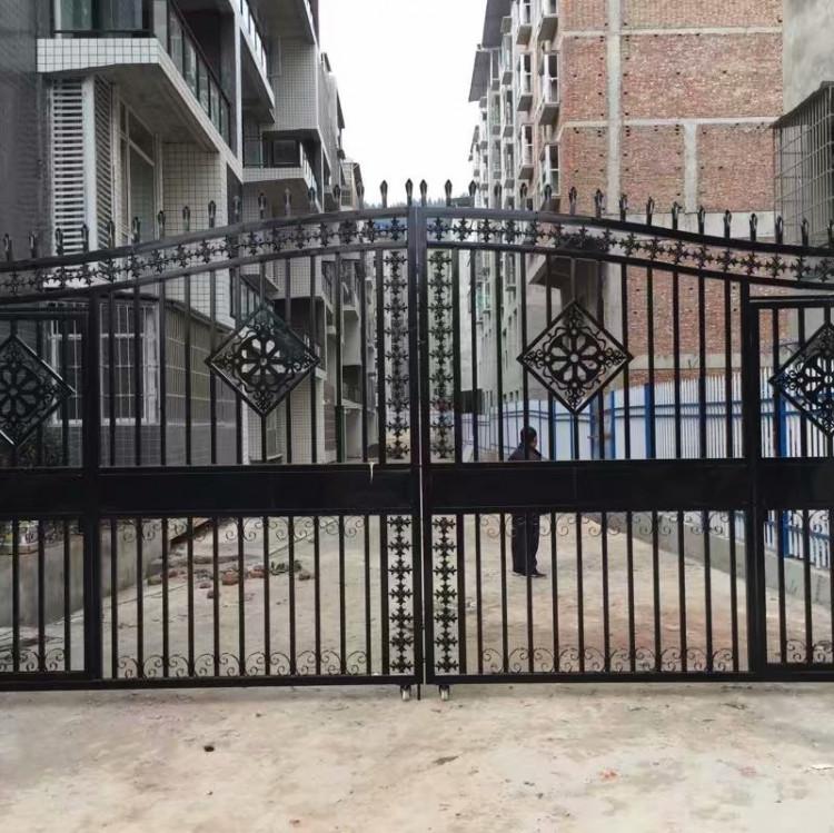 成都铁艺大门_冠企护栏_铁艺大门_工厂供应