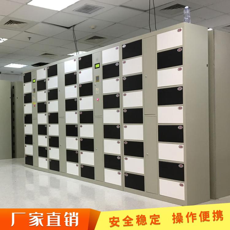 河南12门智能超市储物柜电子存包柜快递自提柜智能条码刷卡寄存柜