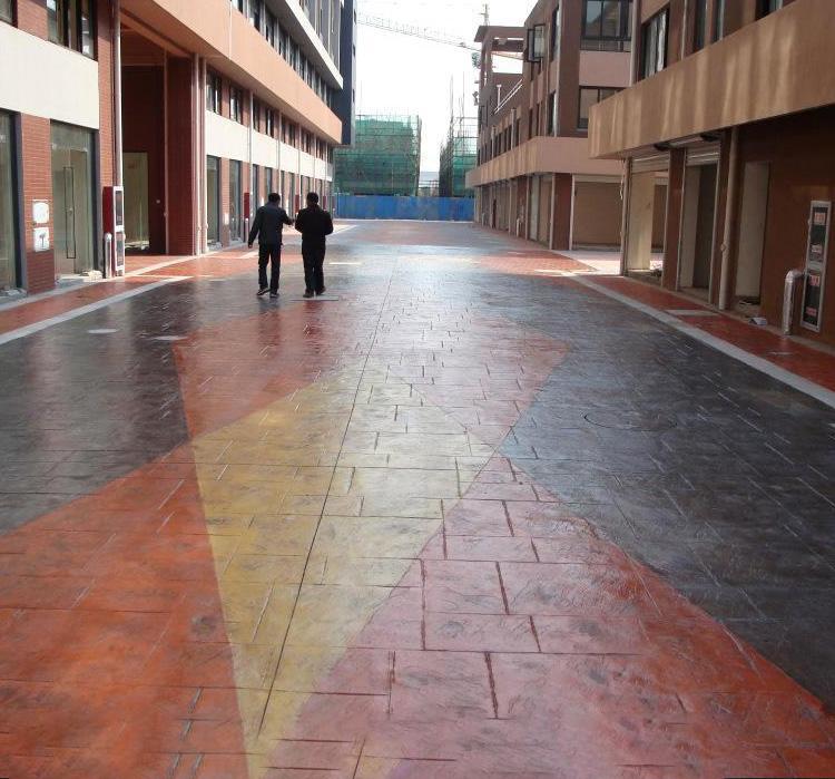 彩色路面包工包料-彩色路面上门施工