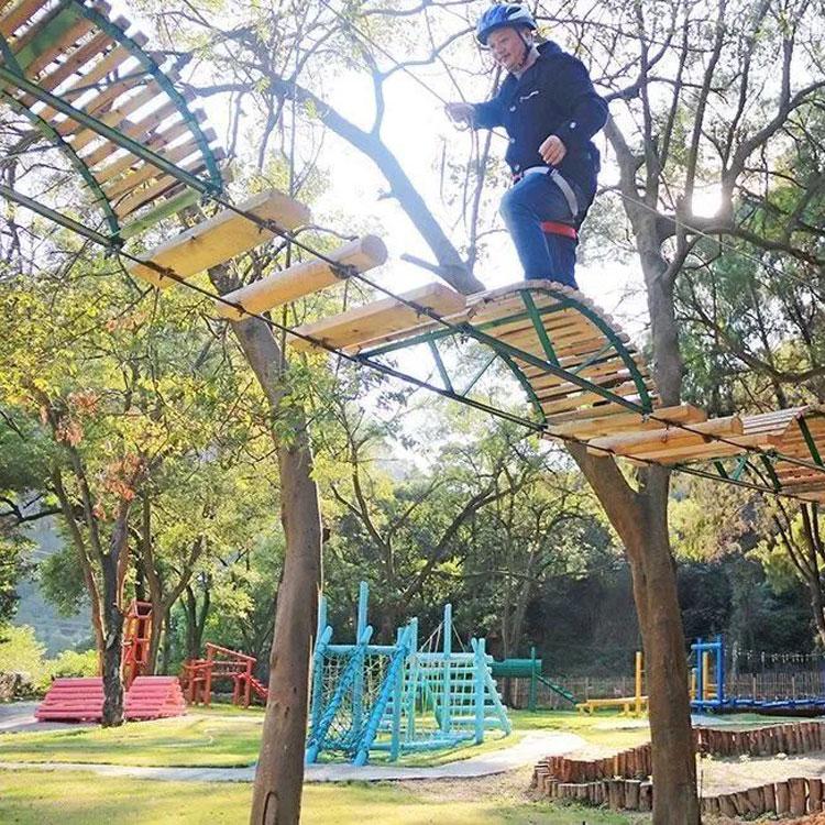 网红趣桥 水上趣桥厂家 质优价廉品质保证