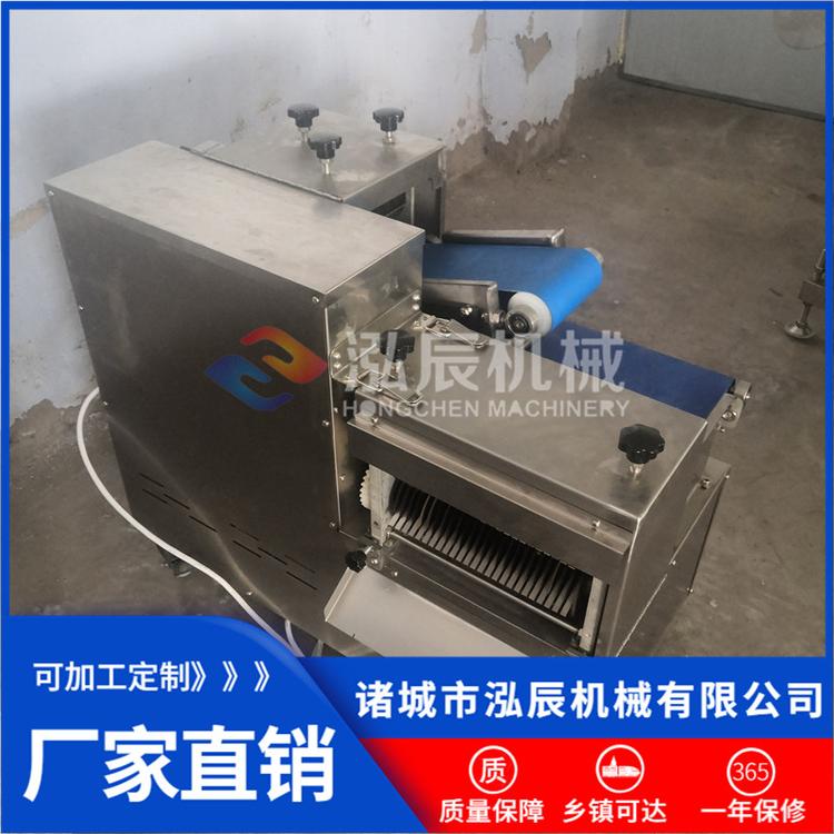 泓辰新款鲜肉切丁机 鸡胸肉一次成型切丁机 牛肉牛腩切丁机报价
