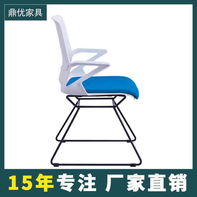 学校图书馆阅览桌椅 前台接待椅黑色办公会议椅生产厂家 佛山鼎优培训桌椅