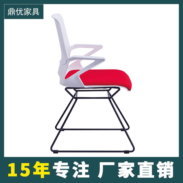 学校图书馆阅览桌椅 职员办公椅会议椅弓形座椅生产厂家 佛山鼎优培训桌椅
