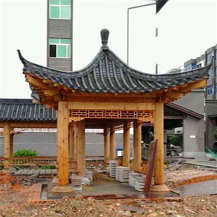 公园木凉亭价格 河南木凉亭厂家定制 景区实木凉亭施工