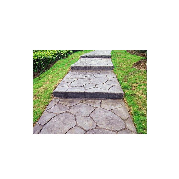 压模混凝土地坪 彩色混凝土压花路面 压模地坪施工 四川日晨
